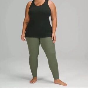 Lululemon | Align High-Rise Pant 28" Green Twill Plus Size